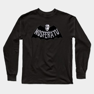 Nosferatu Bat Symbol Long Sleeve T-Shirt